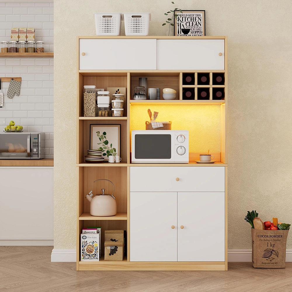 Mobile cucina LED - Xylo - 115x35x180cm 3 ante 1 cassetto