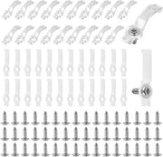 Clip per Montaggio a Strisce LED 10mm, Beugel di Montaggio per Strisce LED, Clip di Montaggio Transparente per Strisce LED, Clip di Montaggio per Strisce LED, Supporto per Strisce LED Acquaproof, Strisce LED con Clip di Montaggio Waterdichte