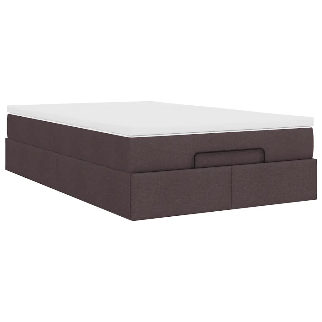 Struttura Letto Pouf con Materasso 80x200 cm in Tessuto 3311095