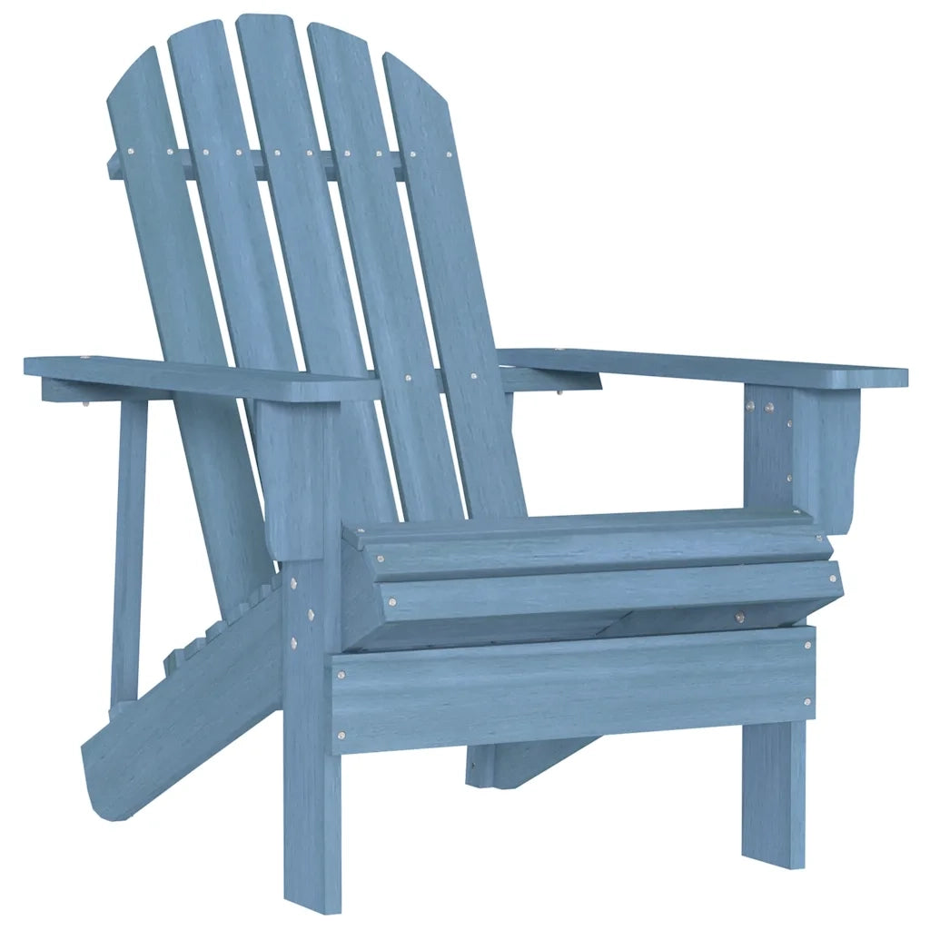 Sedia da Giardino Adirondack in Legno Massello di Abete Blu cod mxl 7992