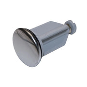 Trade Shop - Set 2pz Tappo Lavandino Bidet Saltarello Acciaio Plastica Piletta Lavabo Scarico 1 1/4" -