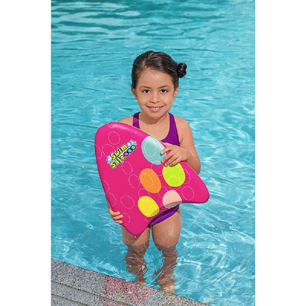Trade Shop - Tavola Tavoletta Nuoto Per Bambini Swim Safe Taglia 3-6 Anni 42x32x3.5cm 32155 -