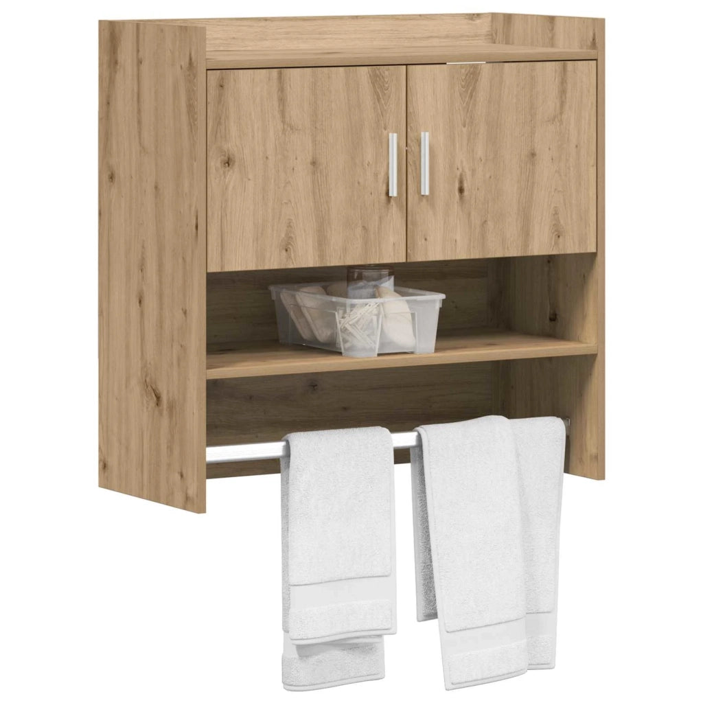 Scaffale da parete A parete Rovere Artigianale 80 x 36 x 80 cm 8011386