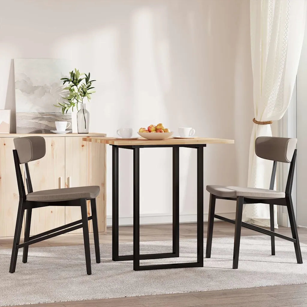 Piano Tavolo Quadrato 70x70x2 cm in Legno Massello di Acacia