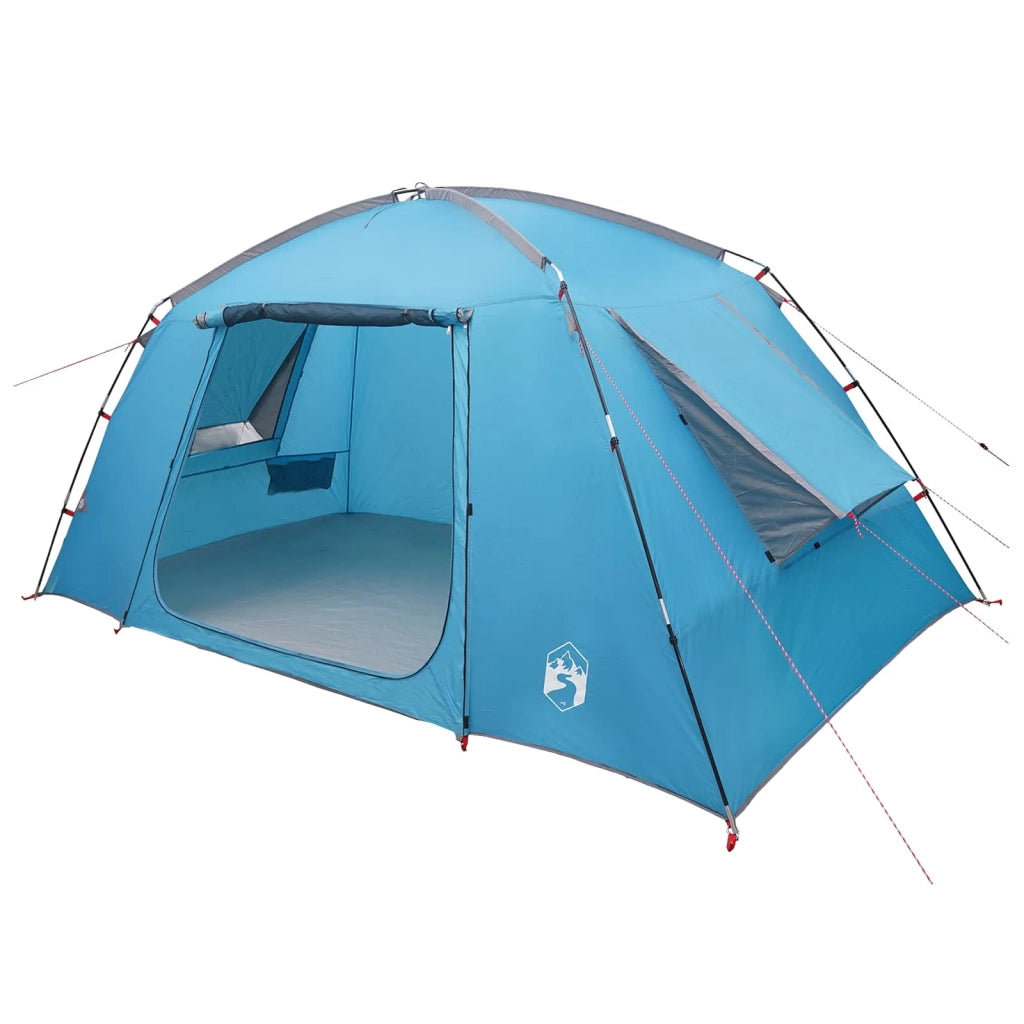 Tenda Capanna con tetto Blu 400 x 210 x 180 cm Poliestere 42028516
