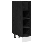 Pensile da cucina | Base per Cucina con lo scaffale Rovere nero 20 x 44,5 x 81,5 cm