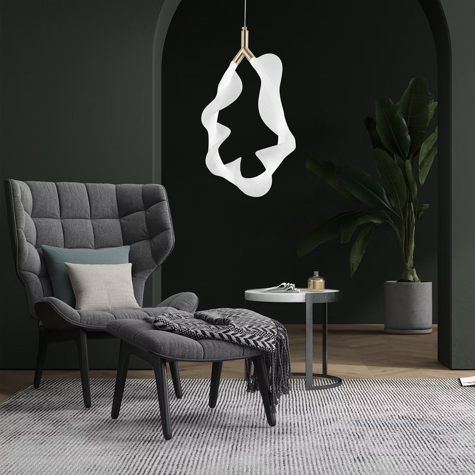 Lampada G013-1cp White/gold