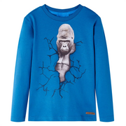 Maglietta da Bambino a Maniche Lunghe Petrolio 116cod mxl 108389