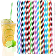 Set di bicchieri per smoothie in plastica riciclabile - colore variabile - 100 pezzi