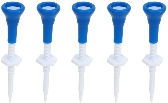 Golf tee 5 stelle - Altezza Regolabile - Plastica Duratura - Golf tee Stabile - Golf tee Leggero - Decorazione Moderna - Golf spikes