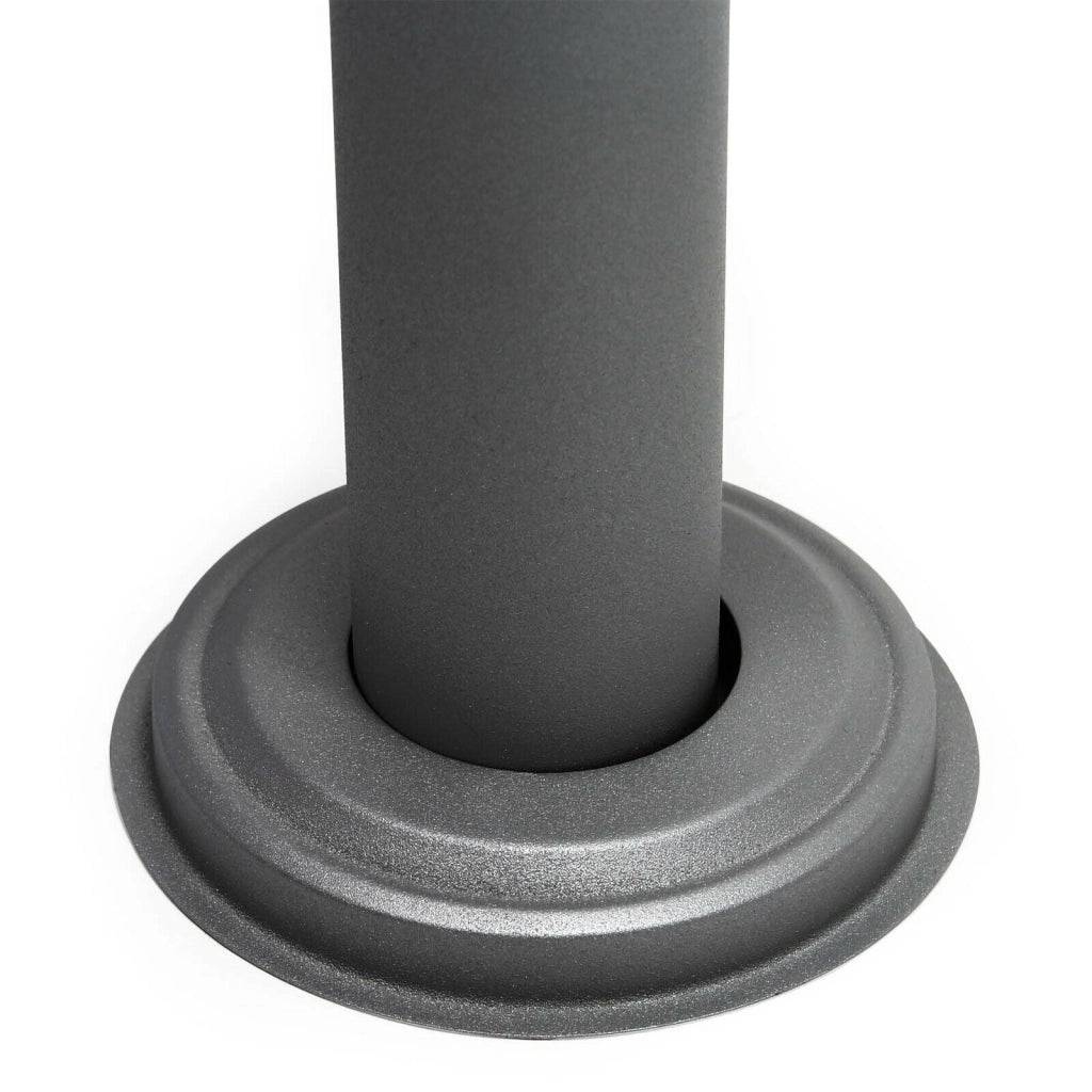 Blocco di 5 cassette postali 5 scomparti supporto per posta acciaio zincato antracite 16_0000038