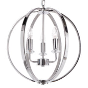 Lampadario Lampada a sospensione in ferro cromato con accenti di cristallo Illuminazione in stile glamour Soggiorno Sala da pranzo