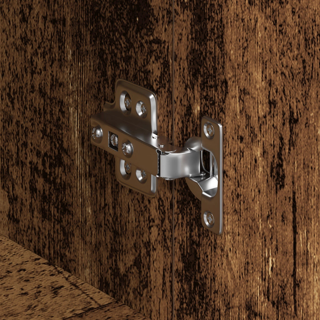 Credenza  Legno Vecchio Legno Massello di Recupero 120 x 36 x 69 cm