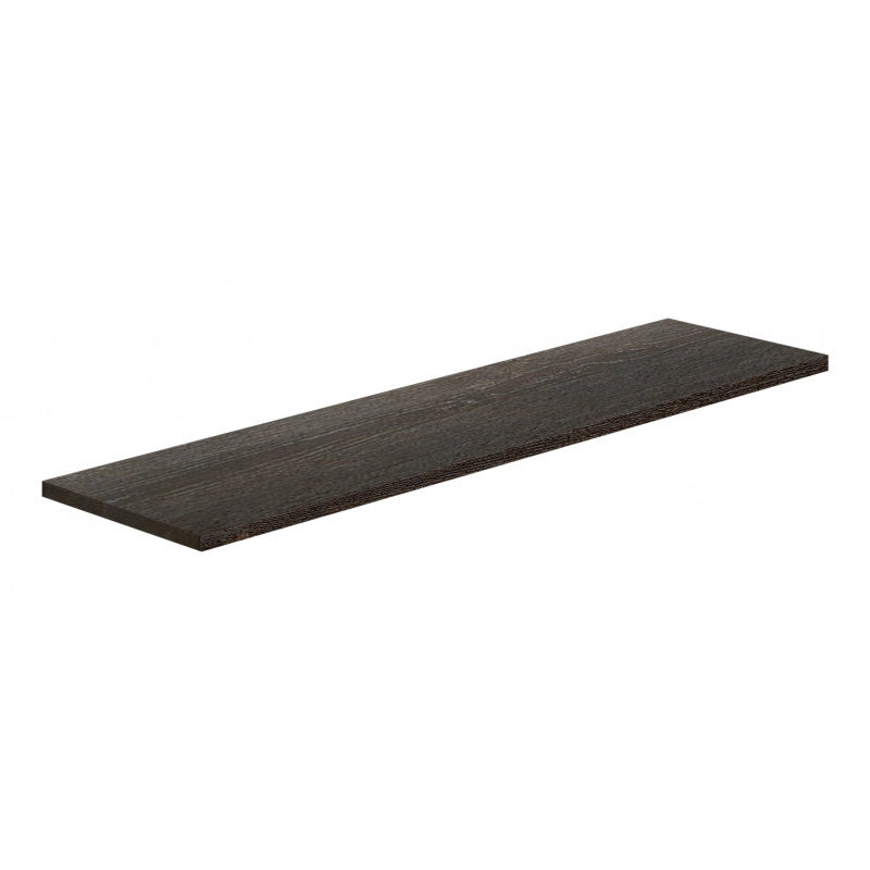 Mensola da Muro, Scaffale Legno, Mensola da Parete, Rovere Scuro, 76x20x1,8 cm - Smart