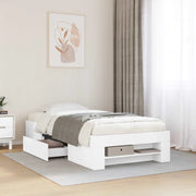Telaio del letto con storage con cassetto Bianco 80 x 200 cm 3429685