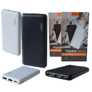 Trade Shop - Power Bank 12000mah 2 Usb Batteria Emergenza Supplementare 2.1a Type-c Fo-6900 -
