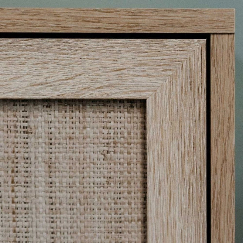 Credenza Bali 53A 2 ante e 2 cassetti effetto vimini