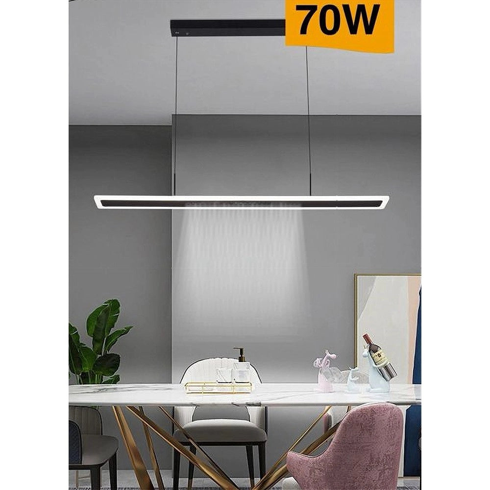Trade Shop - Lampadario Led 70w A Sospensione Lampada Dimmerabile 3 Colorazioni Di Luce B80-3c -