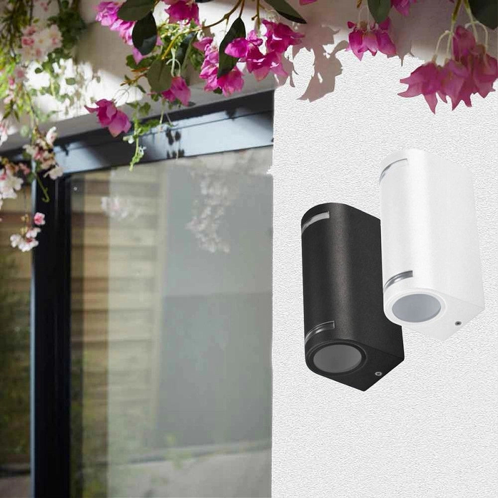 Trade Shop - Applique Esterno Per Parete Facciate Giardino Lampada Up&down Gu10 Ip54 Gn-wl062 -