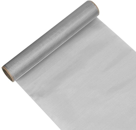 Tessuto di alluminio inox 304 - apertura 200 mesh - 30 x 100 cm - filtro tessuto - setola tessuto - duraturo e resistente