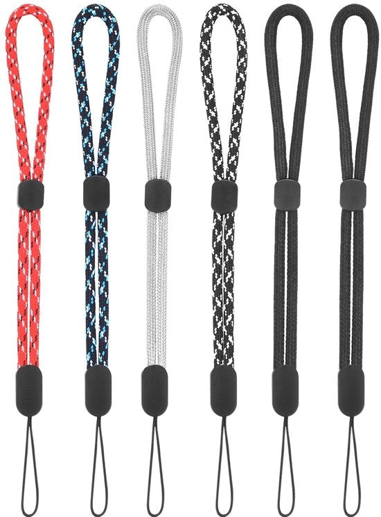 Bracciale per mano - Cinturino flessibile - Lanyards colorati - Accessori per telefono e chiavi - Ideale per carte di identità e macchine fotografiche