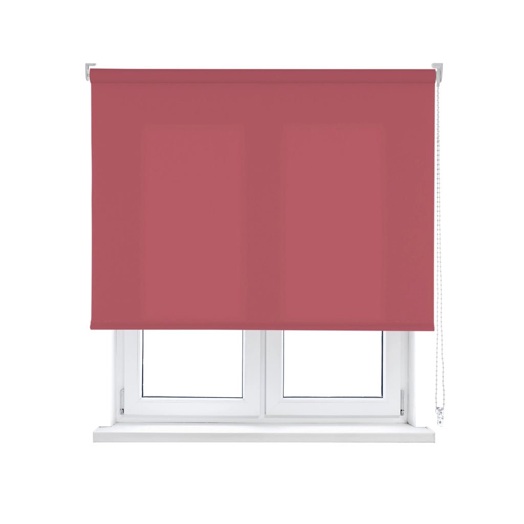 VIEWTEX Tenda a rullo traslucida L2000 Bordeaux 120 X 250cm - Made in Europe - 5 anni di garanzia