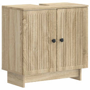 Armadio per Lavabo da Bagno EDE Rovere Sonoma 895907
