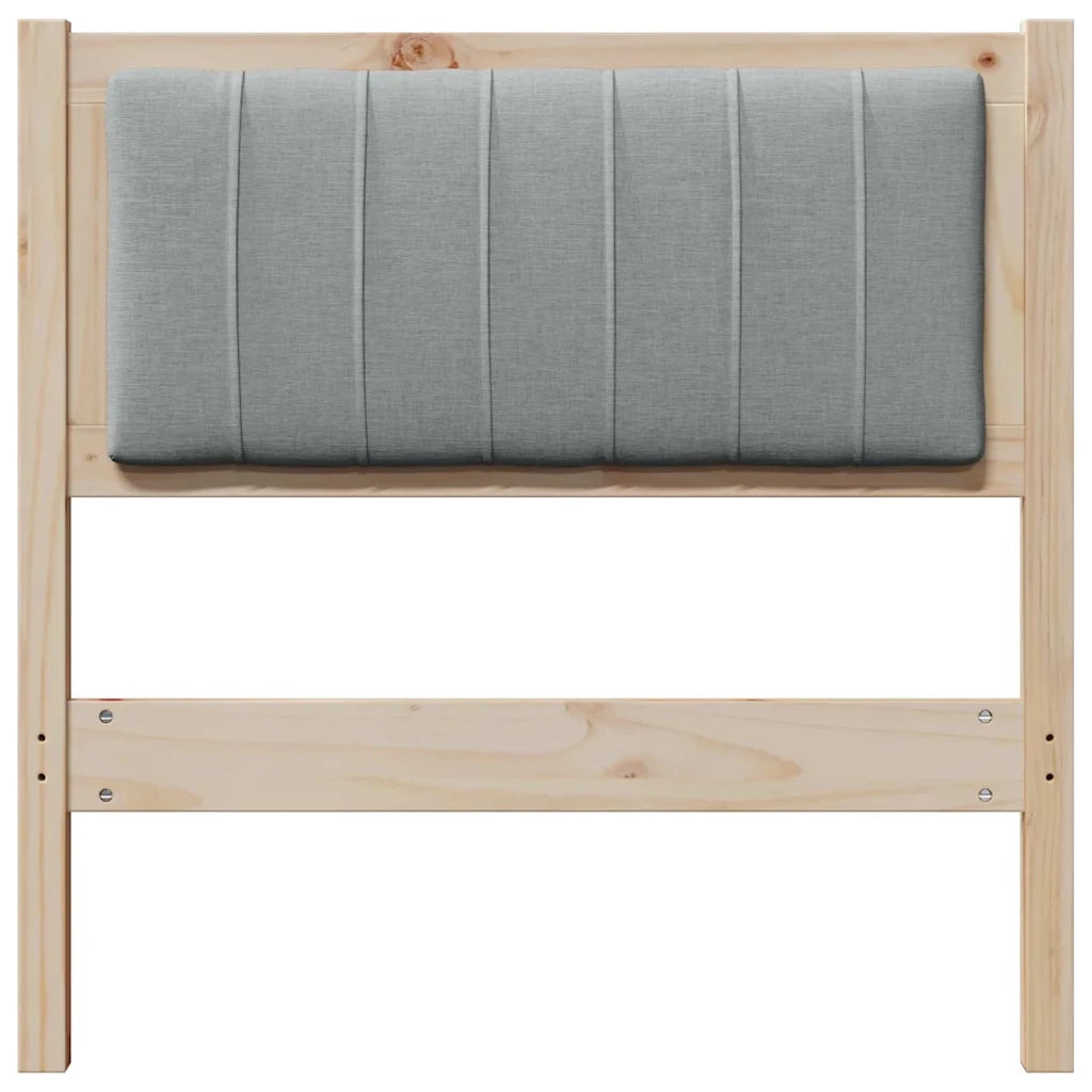 Testiera | Testata imbottita con Testiera | Testata Marrone 75 cm Pino massello