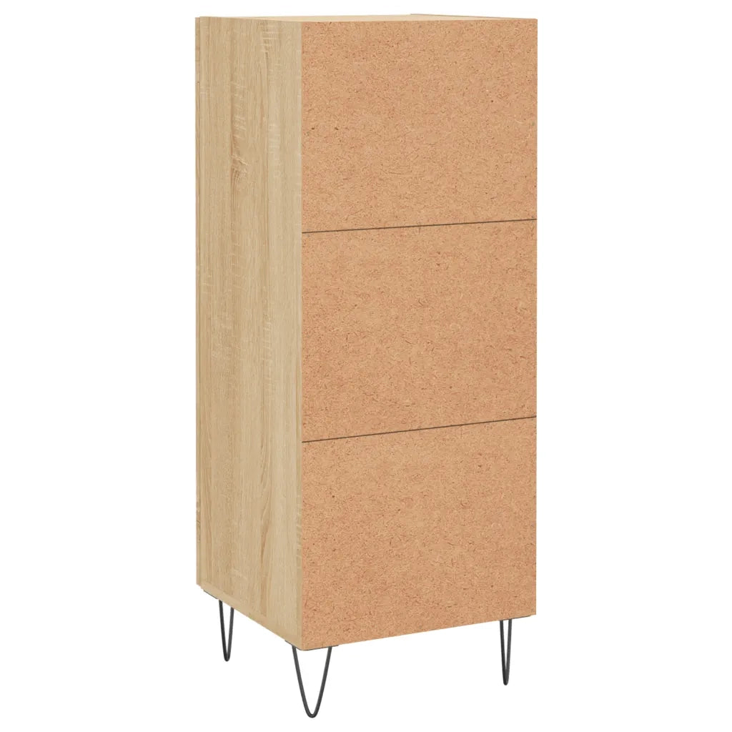 Credenza | Madia | Buffet da pranzo | Armadio da pranzo Rovere Sonoma 34,5x34x90 cm in Legno Multistrato