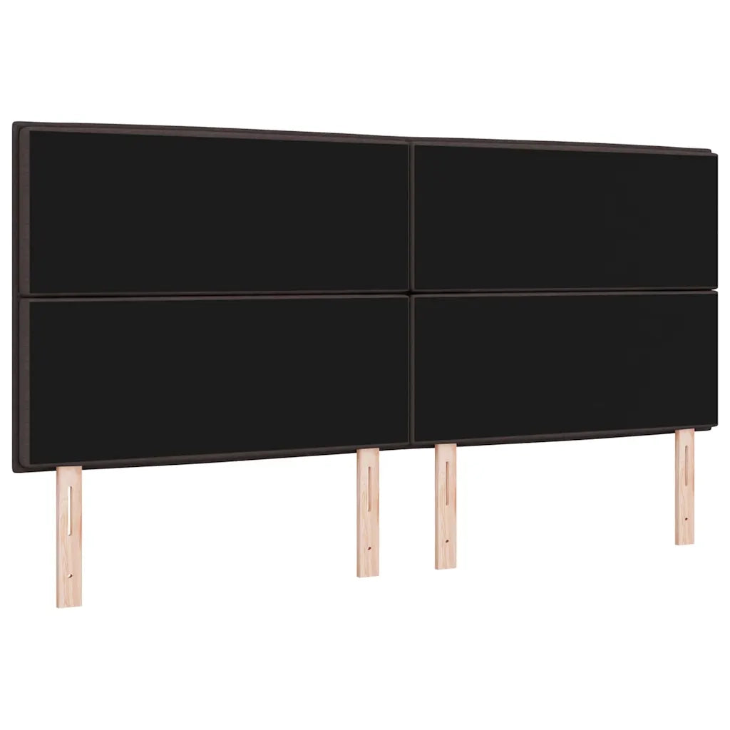 Testiera Marrone Scuro 200 cm Tessuto 3337708