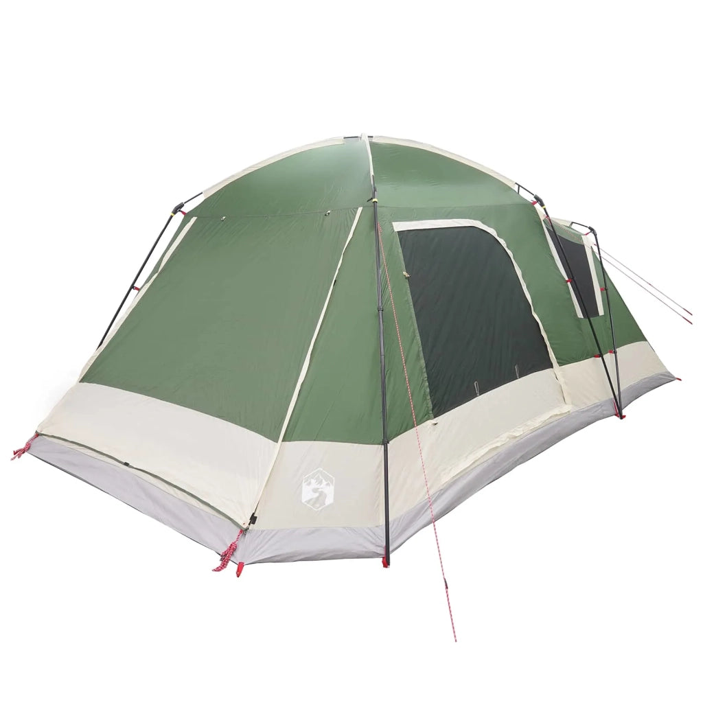 Tenda Capanna con tetto Verde 12-Persone Poliestere e Acciaio 42028571