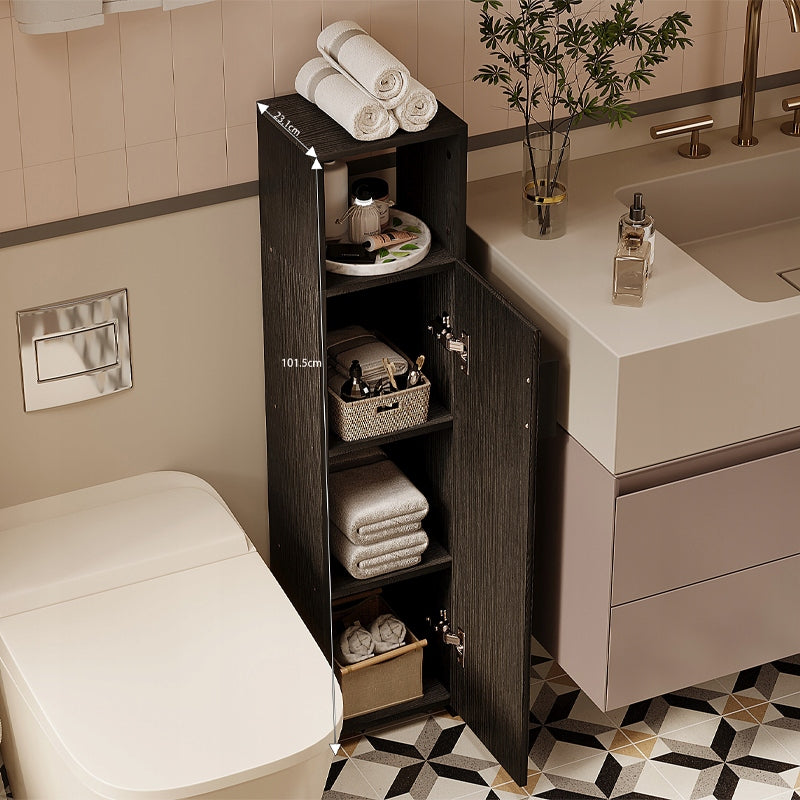 MOBILE DA BAGNO A COLONNA STRETTO LOFT NERO – MODERNO 101 CM