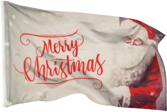 Vela di Natale 90 x 150 cm - Vela estremamente resistente all'elemento con occhi a messings