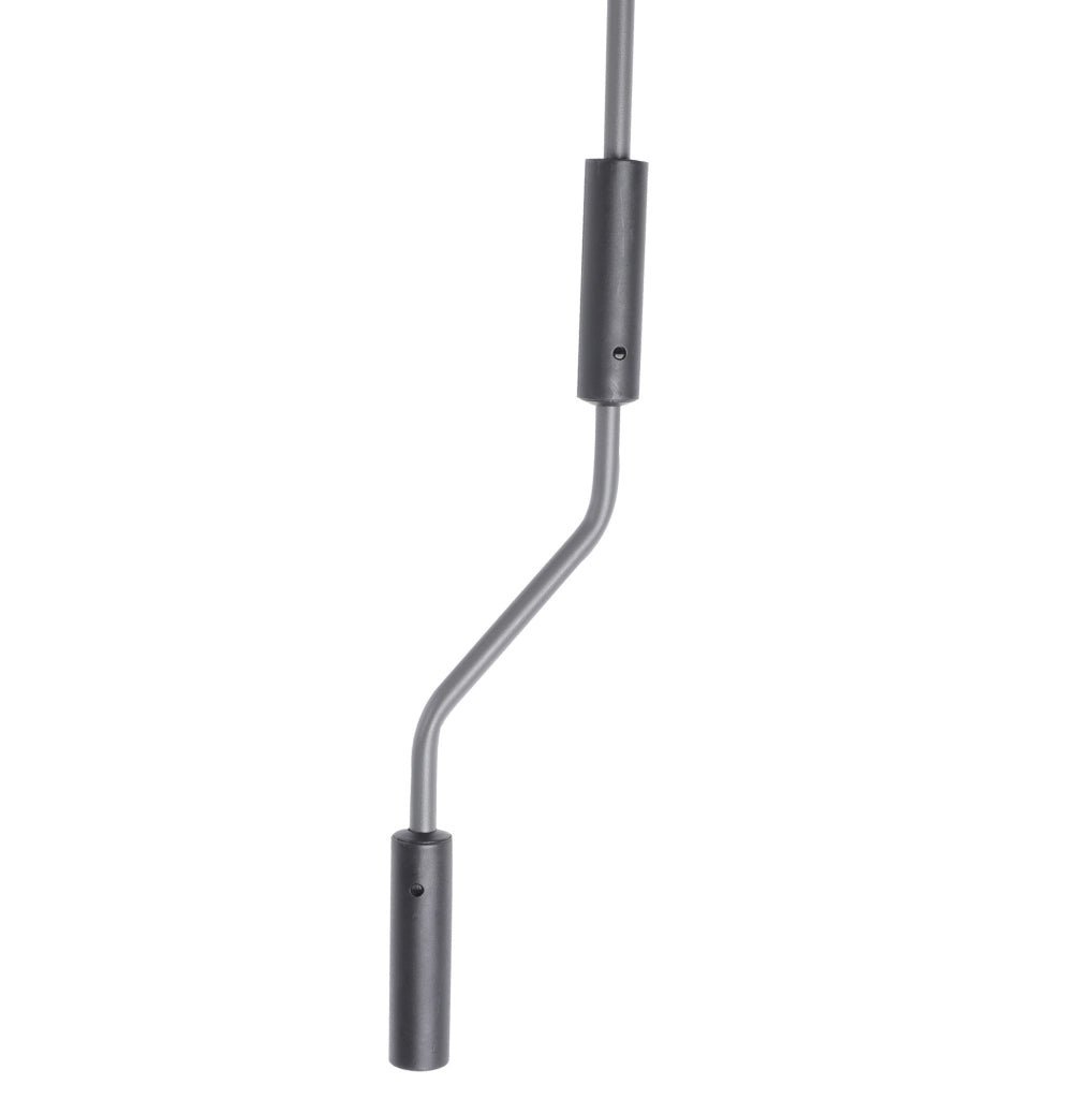 Tenda da sole a braccio per balcone 200 x 150 cm; regolabile in altezza e inclinazione; grigio scuro