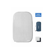 Materasso gonfiabile doppio - Kingcamp - Grigio - Borsa da trasporto inclusa - 198 x 130 cm