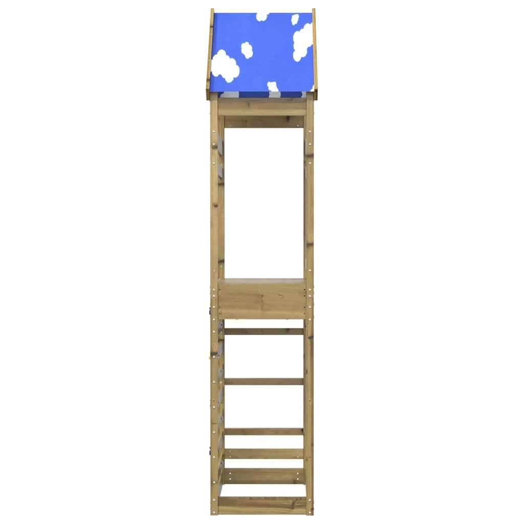 Torre da Gioco Marrone Legno Impregnato Solido 3417189