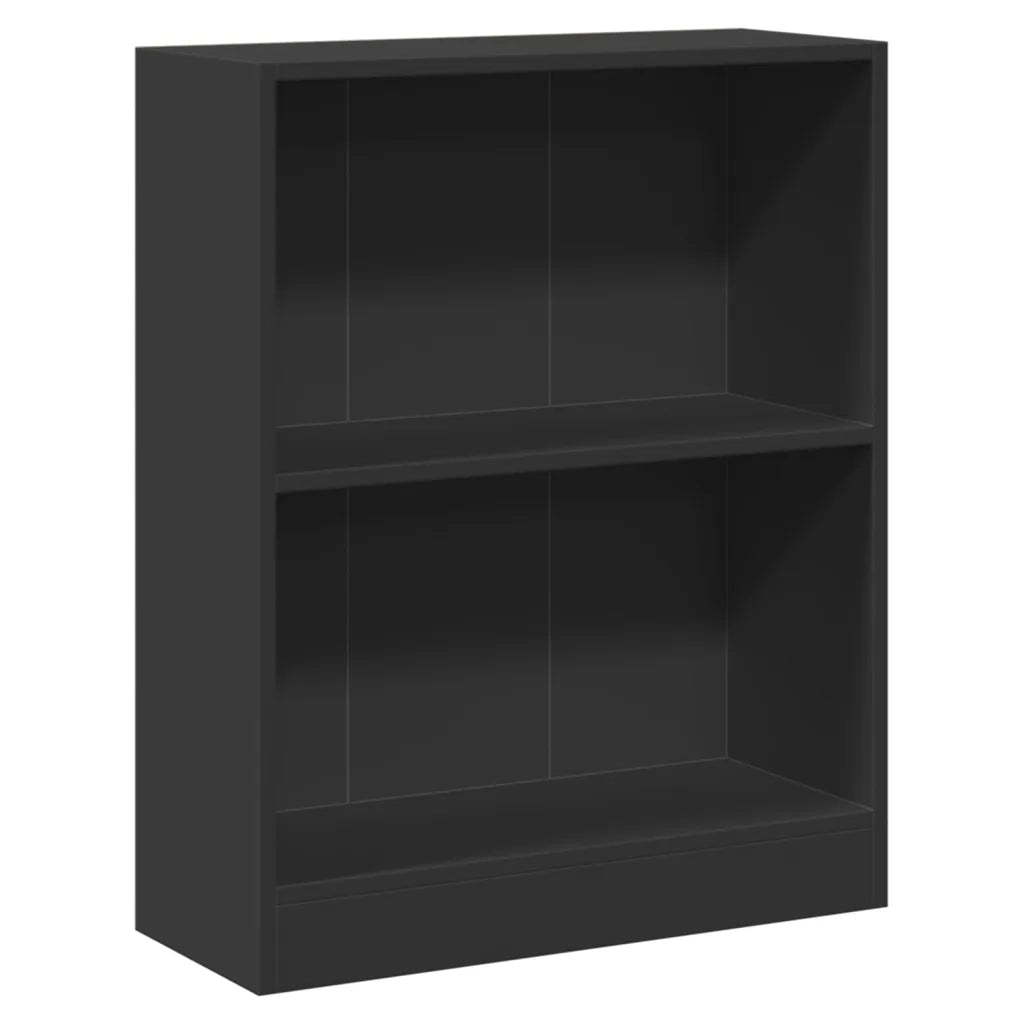 Libreria Nera 60x24x74,5 cm in Legno Multistrato cod mxl 20862