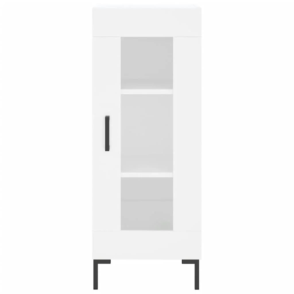 Buffet credenza cassettiera mobiletto mobile contenitore organizer cucina soggiorno salotto alto 34,5 x 34 x 180 cm legno ingegnerizzato bianco 02_0032368