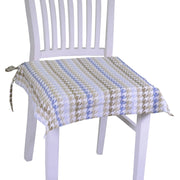 Cuscino sedia tessuto london avio quadrocm40x40h4
