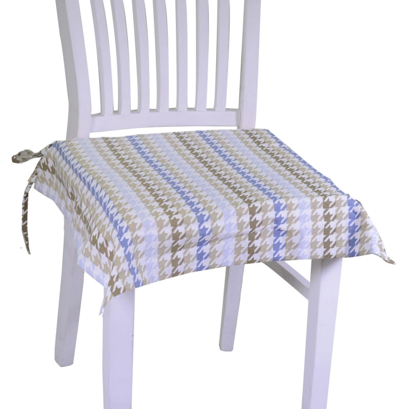 Cuscino sedia tessuto london avio quadrocm40x40h4