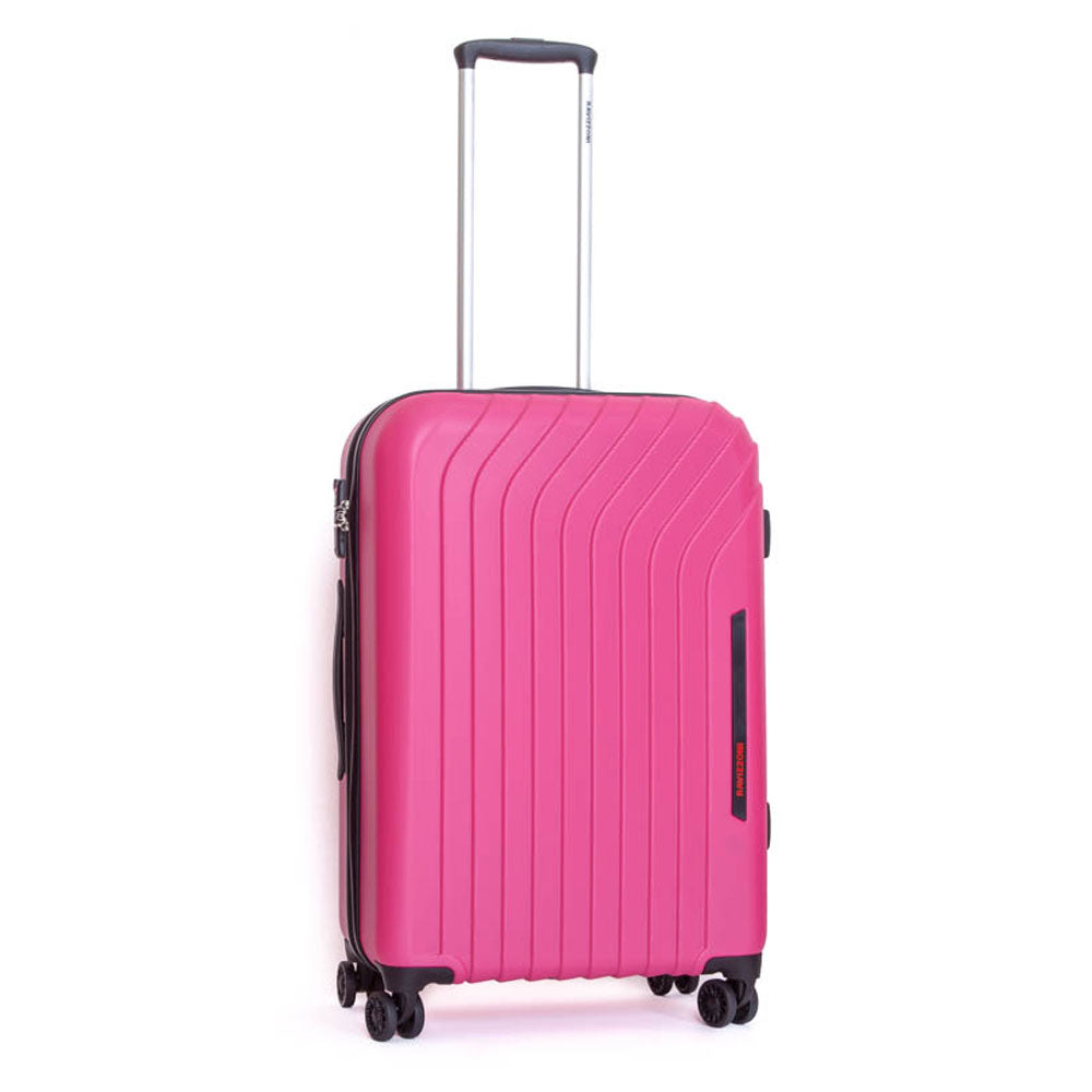 Trolley Valigia Media Rigida in ABS 4 Ruote TSA Ravizzoni Cielo Fucsia