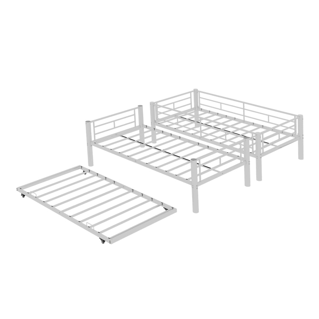 LETTO A CASTELLO 196x103x156 cm Ferro Bianco
