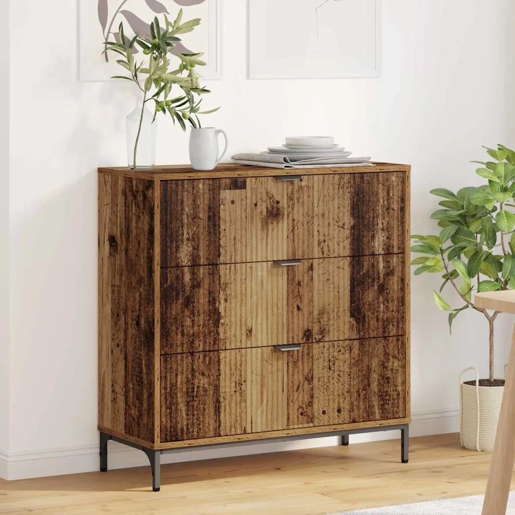 Credenza-Buffet-Armadio da cucina Legno vecchio 79.5 x 33 x 82 cm Legno multistrato
