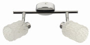 Plafoniera/Applique Candellux TRANS 2xG9 cromo vetro IP20