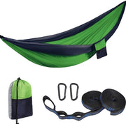 Hangmat per Campeggio - 270x140cm - Materiale Ultralight - Telaio in Nylon - Resistente all'Umidità - Con Due Cavi da 10ft - Sedia a Sospensione per Interno e Esterno - Accessori per Campeggio (Capacità 330lbs)