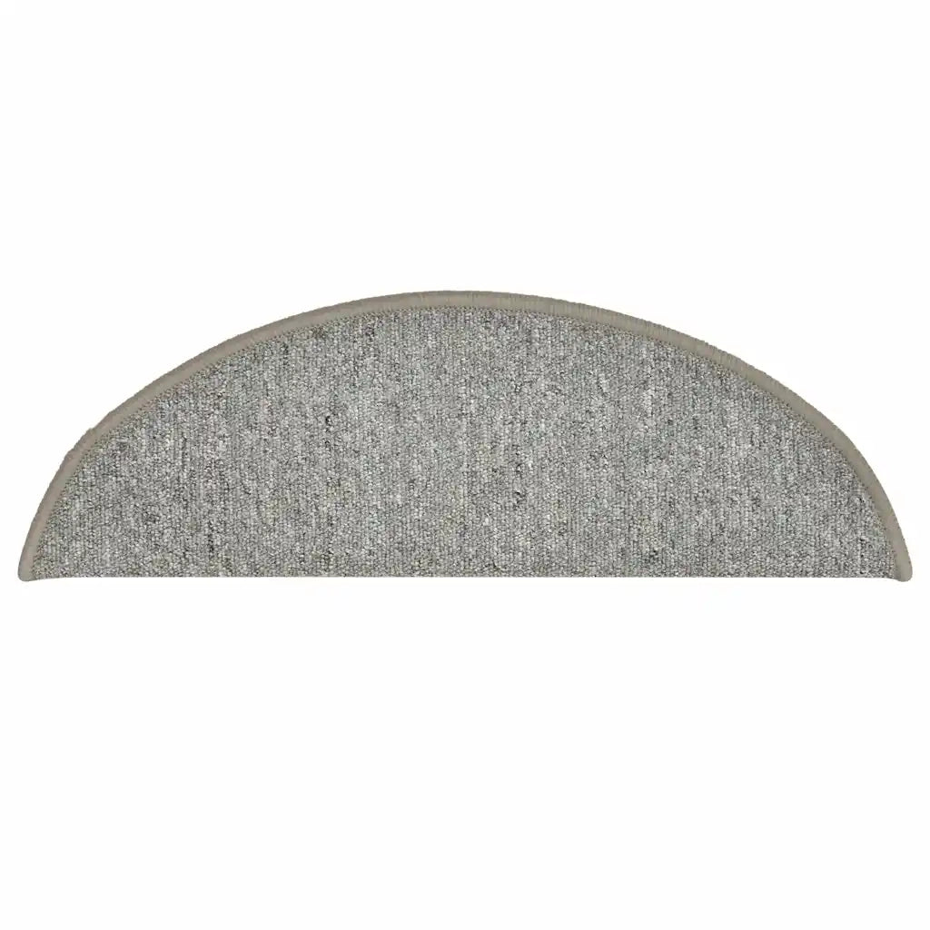 Tappetini per Scale 30 pz Grigio Chiaro 56x17x3 cm