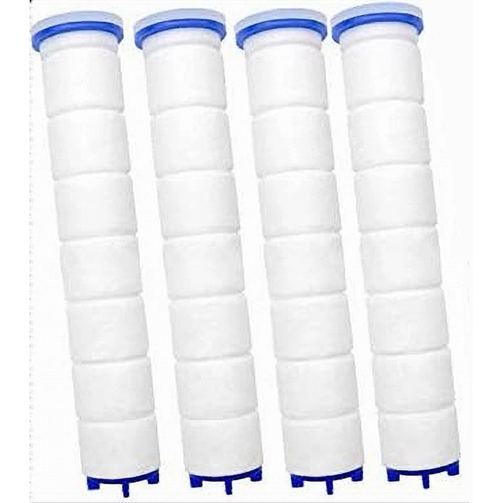 Trade Shop - Set 4 Pz Filtro Ricambio Per Doccetta Soffione Doccia Depura Acqua Bagno 87517 -