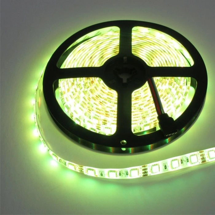 Striscia LED 300 5m 4,8W/m gialla 12V IP20 dimmerabile Ecolight