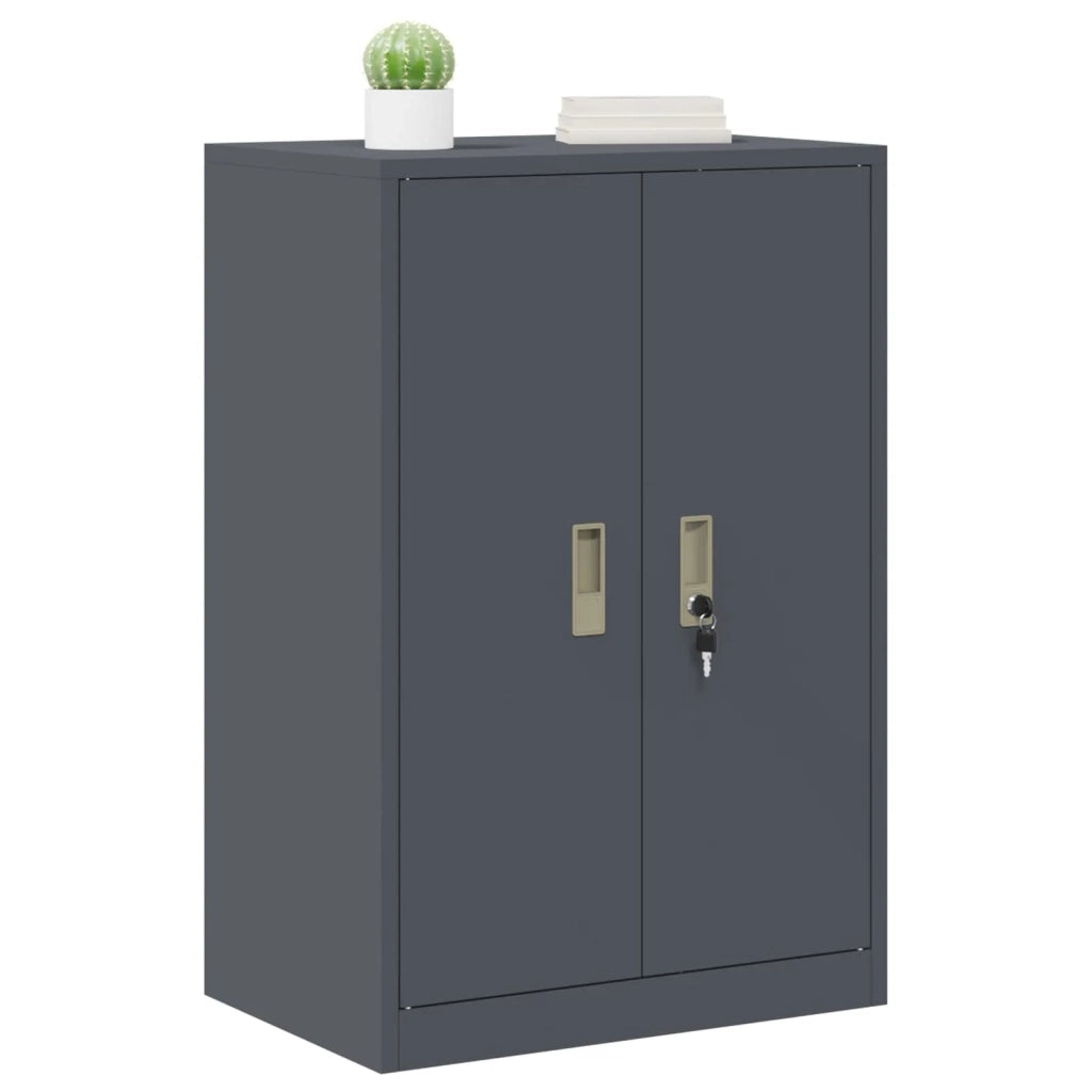 Armadio Antracite 60 x 40 x 90 cm Acciaio 891726