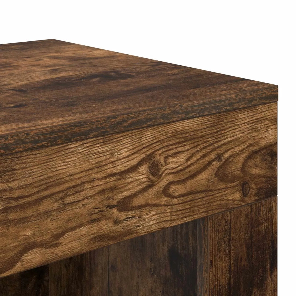 Tavolo laterale Quercia Affumicata 60 x 40 x 65 cm 899899